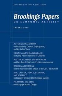 Enlarge image Cover: Brookings Papers on Economic Activity: Spring 2018 - Brookings Institution
