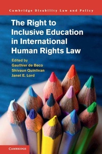 Abbildung von: The Right to Inclusive Education in International Human Rights Law - Cambridge University Press