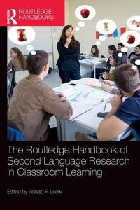 Enlarge image Cover: The Routledge Handbook of Second Language Research in Classroom Learning - Routledge