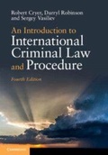 Cover: An Introduction to International Criminal Law and Procedure - Cambridge University Press