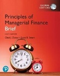 Cover: Principles of Managerial Finance, Brief Global Edition - Pearson Education Limited
