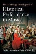 Cover: The Cambridge Encyclopedia of Historical Performance in Music - Cambridge University Press