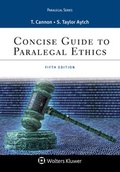 Cover: Concise Guide to Paralegal Ethics - Aspen Publishers Inc.,U.S.