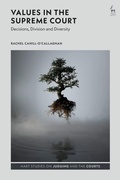 Cover: Values in the Supreme Court - Hart Publishing