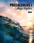 Cover: College Algebra Precalculus I: Study of Functions - Kendall/Hunt Publishing Co ,U.S.
