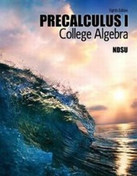 Enlarge image Cover: College Algebra Precalculus I: Study of Functions - Kendall/Hunt Publishing Co ,U.S.