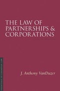 Cover: The Law of Partnerships and Corporations, 4/e - Irwin Law Inc