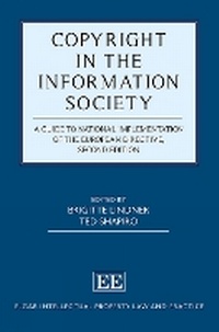 Enlarge image Cover: Copyright in the Information Society - Edward Elgar Publishing