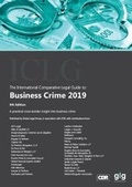 Cover: the International Comparative Legal Guide 2019: 9 - Global Legal Group Ltd