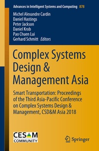 Enlarge image Cover: Complex Systems Design & Management Asia - Springer