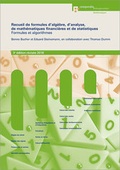 Cover: Recueil de formules d'alg&egrave;bre, d'analyse, de math&eacute;matiques financi&egrave;res et de statistiques - Compendio Bildungsmedien