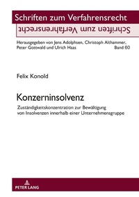 Abbildung von: Konzerninsolvenz - Peter Lang Verlag
