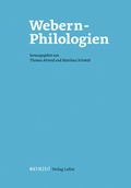 Cover: Webern-Philologien - Lafite