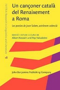 Enlarge image Cover: Un canconer catala del Renaixement a Roma - John Benjamins Publishing Co