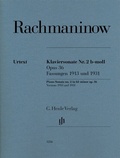 Cover: Sergej Rachmaninow - Klaviersonate Nr. 2 b-moll op. 36, Fassungen 1913 und 1931 - Henle, G&uuml;nter