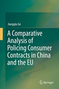 Bild: A Comparative Analysis of Policing Consumer Contracts in China and the EU - Springer