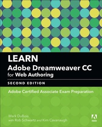 Abbildung von: Learn Adobe Dreamweaver CC for Web Authoring - Peachpit Press Publications
