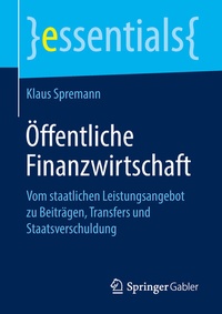 Abbildung von: Öffentliche Finanzwirtschaft - Springer Gabler