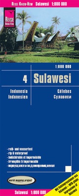 Abbildung von: Reise Know-How Landkarte Sulawesi (1:800.000) - Indonesien 4 - Reise Know-How Verlag Peter Rump GmbH