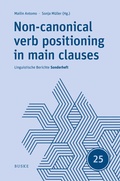 Cover: Non-canonical verb positioning in main clauses - Buske, H