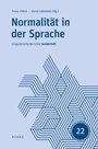 Cover: Normalität in der Sprache - Buske, H
