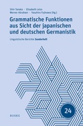 Cover: Grammatische Funktionen aus Sicht der japanischen und deutschen Germanistik - Buske, H