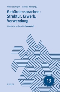 Abbildung von: Gebärdensprachen: Struktur, Erwerb, Verwendung - Buske, H