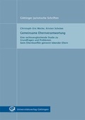 Cover: Gemeinsame Elternverantwortung - Universit&auml;tsverlag G&ouml;ttingen