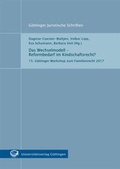 Cover: Das Wechselmodell - Reformbedarf im Kindschaftsrecht? - Universit&auml;tsverlag G&ouml;ttingen