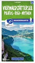 Cover: K&uuml;mmerly+Frey Wanderkarte 20 Vierwaldst&auml;ttersee 1:40.000 - Hallwag K&uuml;mmerly+Frey