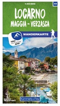Bild: Kümmerly+Frey Wanderkarte 44 Locarno 1:40.000 - Hallwag Kümmerly+Frey