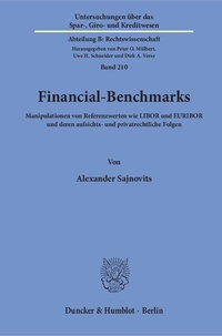 Abbildung von: Financial-Benchmarks - Duncker & Humblot