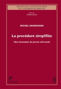 Abbildung von: La procédure simplifiée - Schulthess Juristische Medien