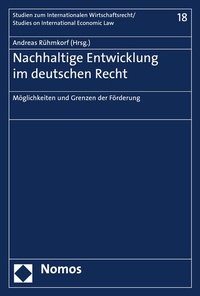 Abbildung von: Nachhaltige Entwicklung im deutschen Recht - Nomos
