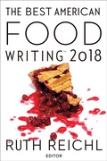 Cover: The Best American Food Writing 2018 - Houghton Mifflin Harcourt