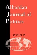 Cover: Albanian Journal of Politics - Globic Press