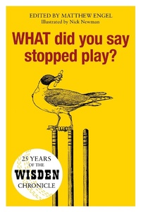 Abbildung von: WHAT Did You Say Stopped Play? - Wisden