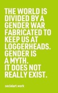 Cover: The World Is Divided by a Gender War Fabricated to Keep Us at Loggerheads. - Martin Firrell Company Ltd