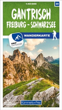 Abbildung von: Kümmerly+Frey Wanderkarte 28 Gantrisch 1:40.000 - Hallwag Kümmerly+Frey