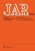Cover: JAR 2018 - St&auml;mpfli Verlag AG