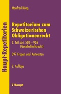 Cover: Repetitorium zum Schweizerischen Obligationenrecht. 3. Teil: Art. 530-926 (Gesellschaftsrecht) - St&auml;mpfli Verlag AG