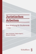 Cover: Juristisches Arbeiten (PrintPlu&sect;) - Schulthess Juristische Medien
