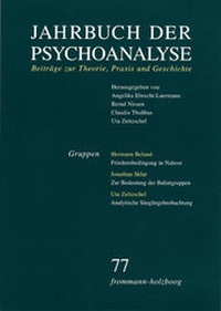 Abbildung von: Jahrbuch der Psychoanalyse / Band 77: Gruppen - frommann-holzboog