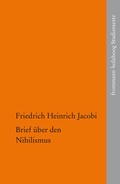 Cover: Brief &uuml;ber den Nihilismus - frommann-holzboog
