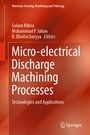 Cover: Micro-electrical Discharge Machining Processes - Springer