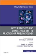 Cover: Best Practices and Challenges to the Practice of Rheumatology, An Issue of Rheumatic Disease Clinics of North America: Volume 45-1 - Elsevier