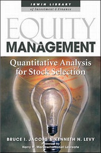 Enlarge image Cover: Equity Management: Quantitative Analysis for Stock Selection - McGraw-Hill Professional