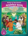 Cover: Saints for Sacraments Activity Book - Liguori Publications
