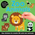 Cover: First Sticker Art: Zoo Animals - Sourcebooks Wonderland