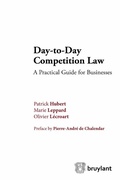 Cover: Day-to-Day Competition Law - Bruylant